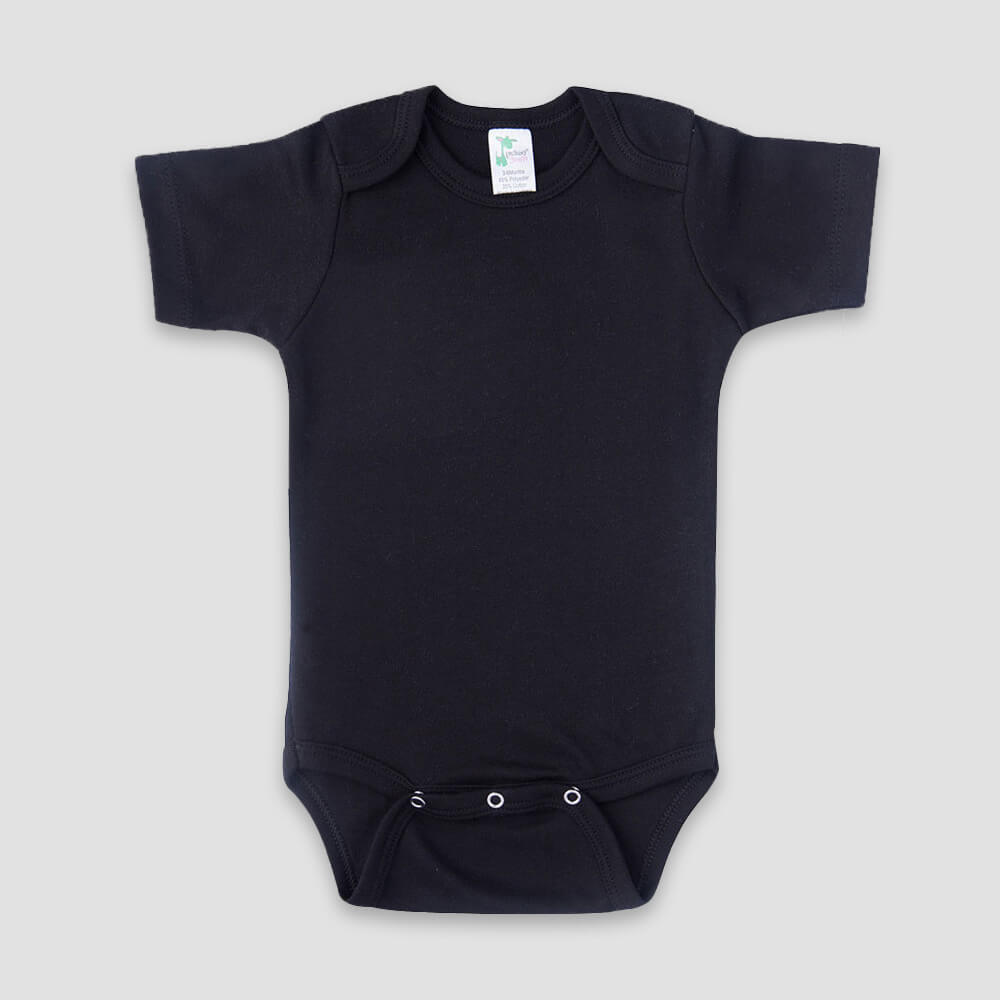 Baby One-Piece Bodysuit Short Sleeve – Polyester Cotton Blend