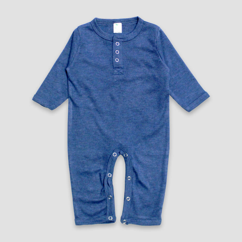 Kid's Jumpsuit Blue Cotton Denim