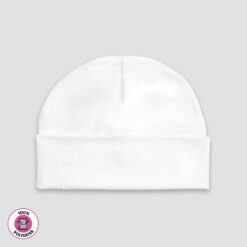 Baby Beanie Hats – 100% Polyester – White - LG4031W - The Laughing Giraffe®
