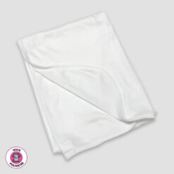 Baby Receiving Blanket - Hospital Blanket – White – 100% Polyester - LG4412 - The Laughing Giraffe®