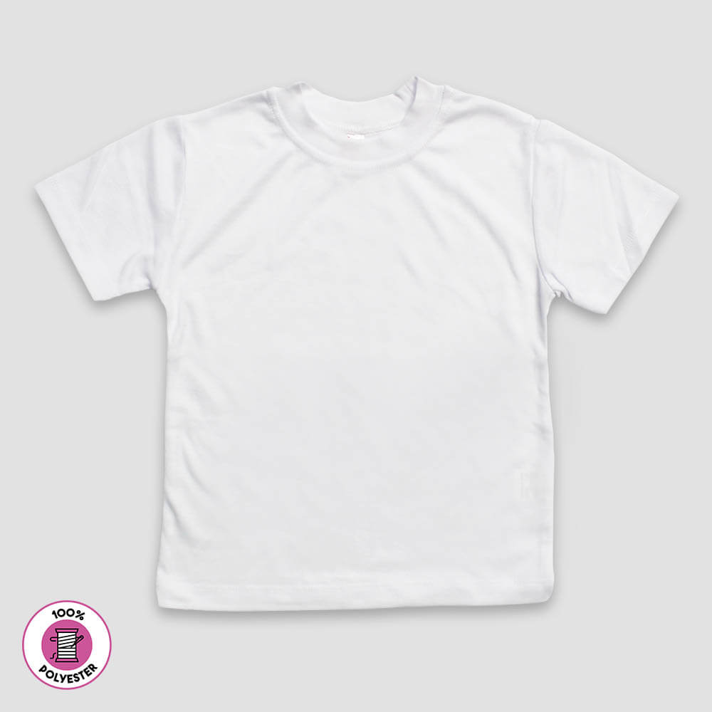 Blank Polyester Toddler T-Shirts - 100% Polyester - KidsBlanks