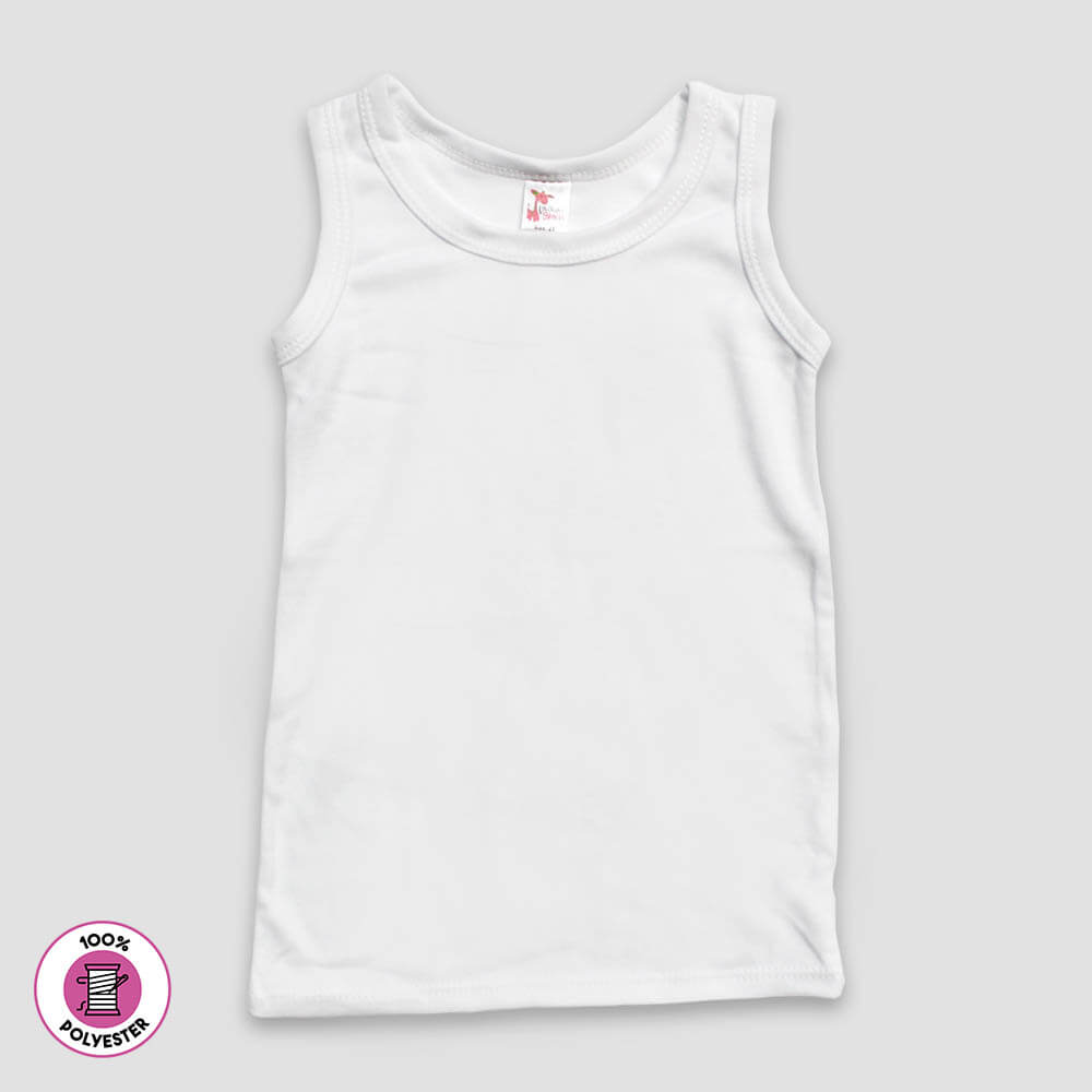 Blank Toddler Tank Tops - 100% Polyester - KidsBlanks by Zoe