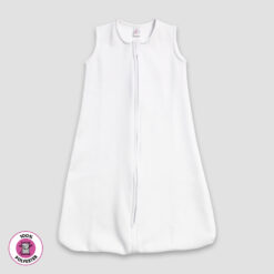 Baby Wearable Sleep Sack 100% Polyester Fleece White - LG5705W - The Laughing Giraffe®