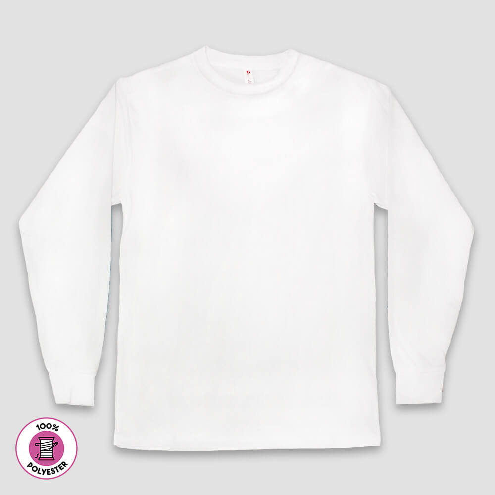 Custom White Long Sleeve T-shirt Printing ⋆ Merch38