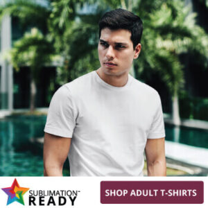 Adult Blank Shirts for Sublimation & Screen Printing
