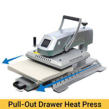 Pull-Out Drawer Heat Press Machine