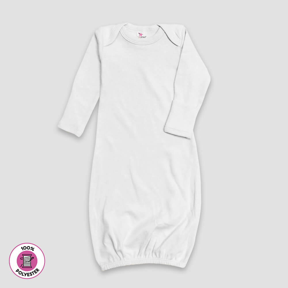 Wholesale Blank Baby Sleep Gowns with Mittens | KidsBlanks by Zoe