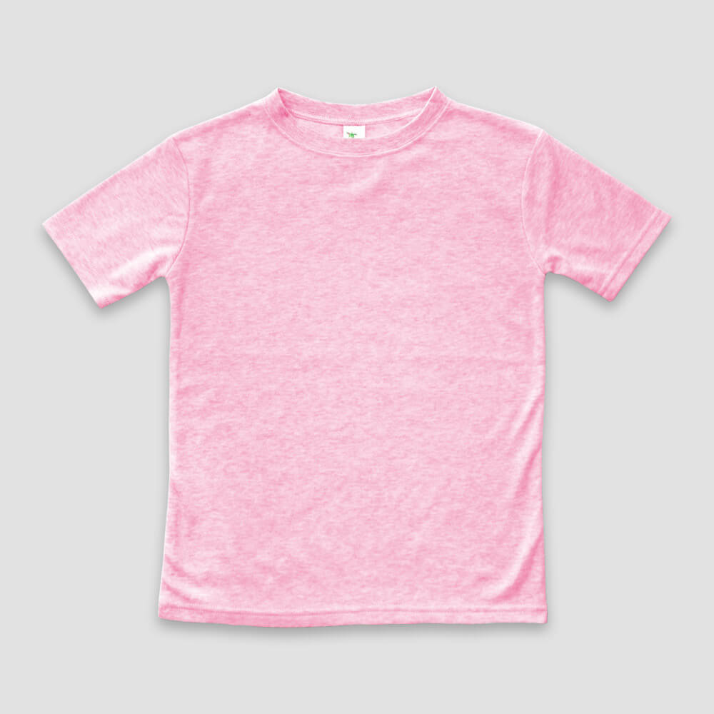 Sublimation Blanks Infant/toddler/youth White/pink Raglan Shirt 65%  Polyester 