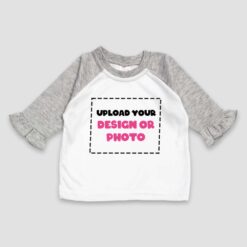 Wholesale Custom Baby Raglan Baseball T-Shirts - Custom Printed T-Shirts
