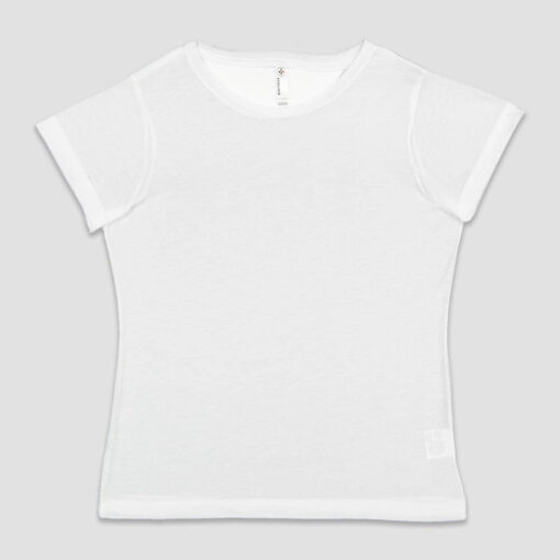 1510 Sublivie LAT Apparel - Ladies Sublimation Tee - White