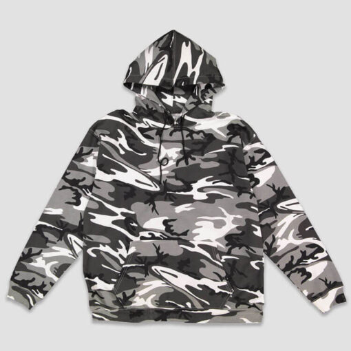 Adult Camo Pullover Hoodie - Code Five