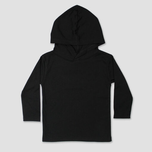 LG3583D - Wholesale Black Toddler Hoodie Shirts