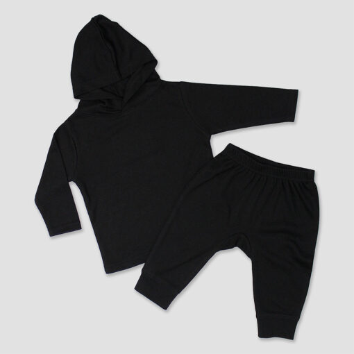 LGS3689D - Blank Baby Jogger Pants and Hoodie Pullover Set - Bulk Prices